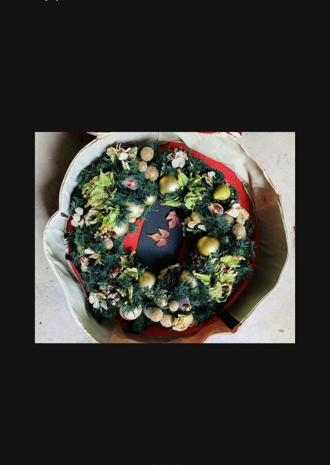 Christmas Wreath Thanksgiving Wreath Holiday Decoration Home Decor