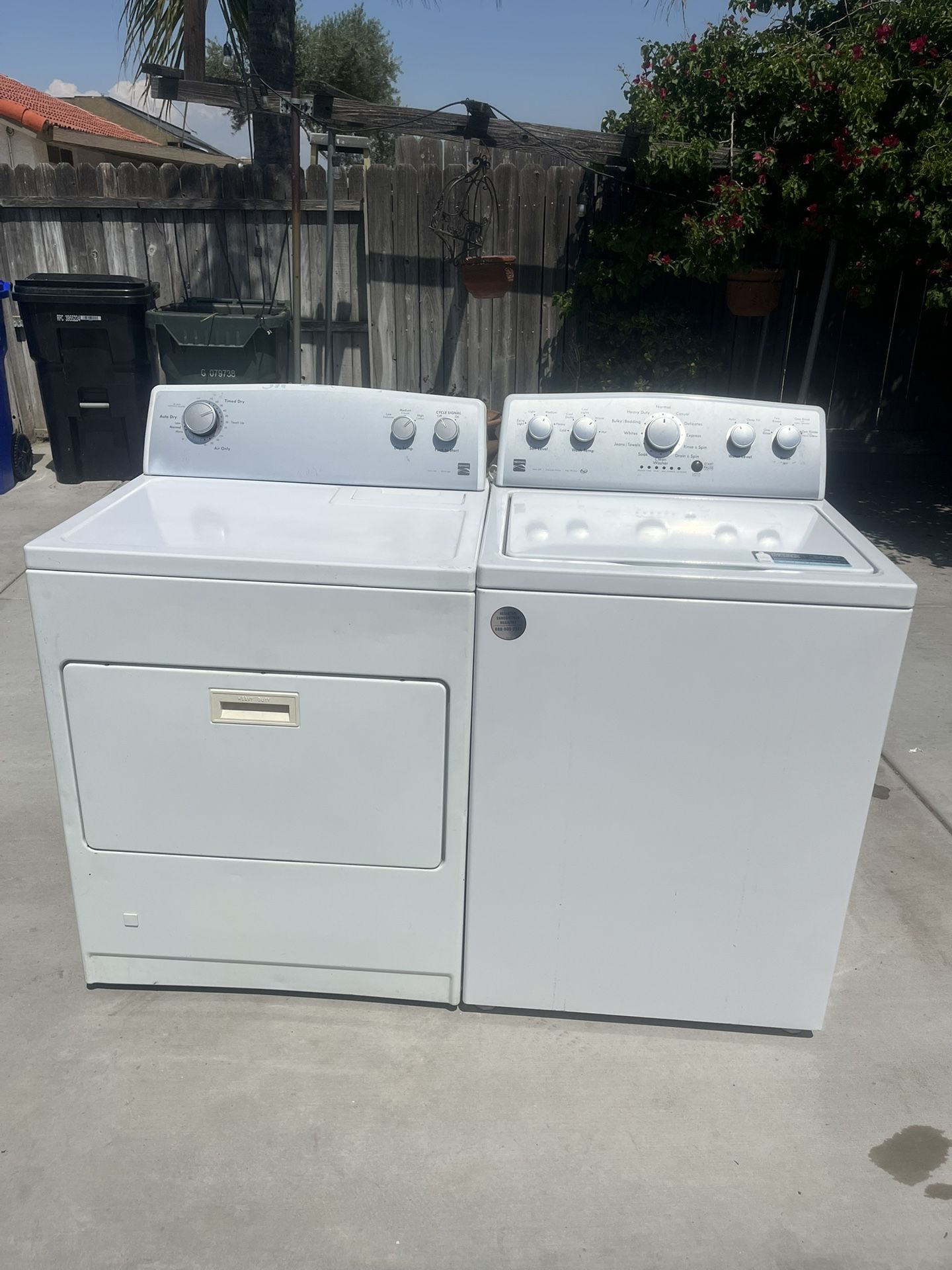 Kenmore Washer And Dryer Gas Heavy Duty Super Capacity Good Condition Delivered And Installation Available