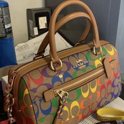 Coach “Pride” Rainbow MiniDome Bag
