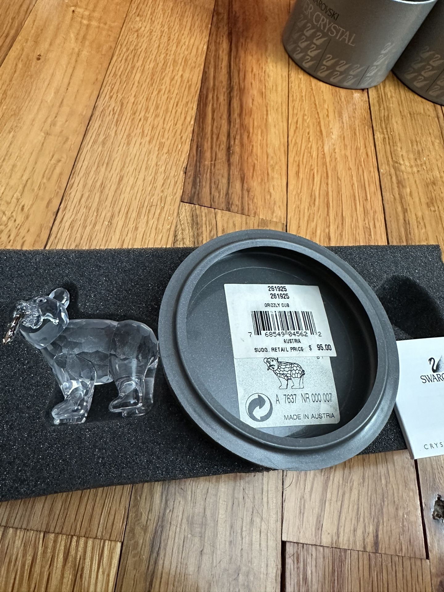 Swarovski Crystal Grizzly Cub