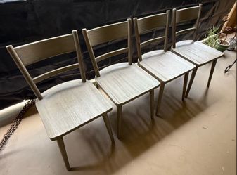 Crate & Barrel - Arno Warm Gray Wood Side Chair - ($500)