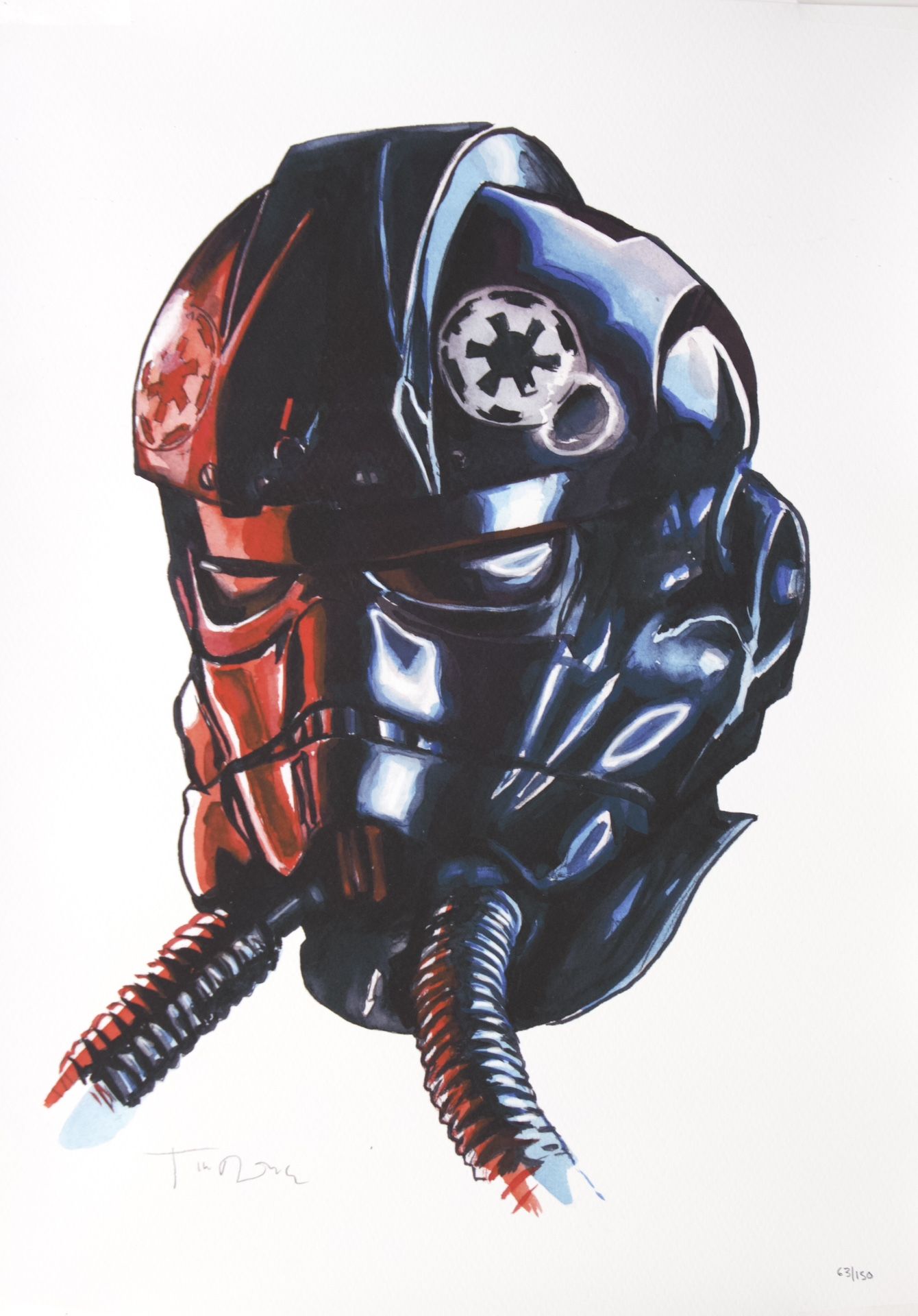 Limited Edition Signed Star Wars Artwork: Ion Jockey by Tim Doyle