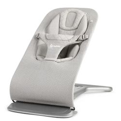 Evolve 3-in-1 Bouncer Mesh - Light Grey