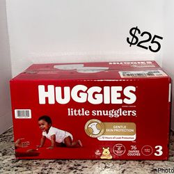 Huggies Little Snugglers size 3 