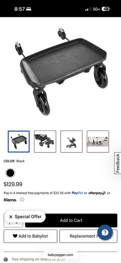 Baby Jogger Stroller Ride Along Board