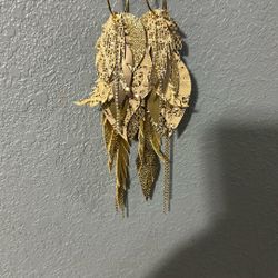 New Gold Feather Earrings 