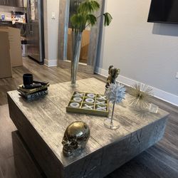 Z Gallerie Timber Coffee Table 