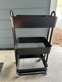 3 Tiered Utility Cart With Wheels