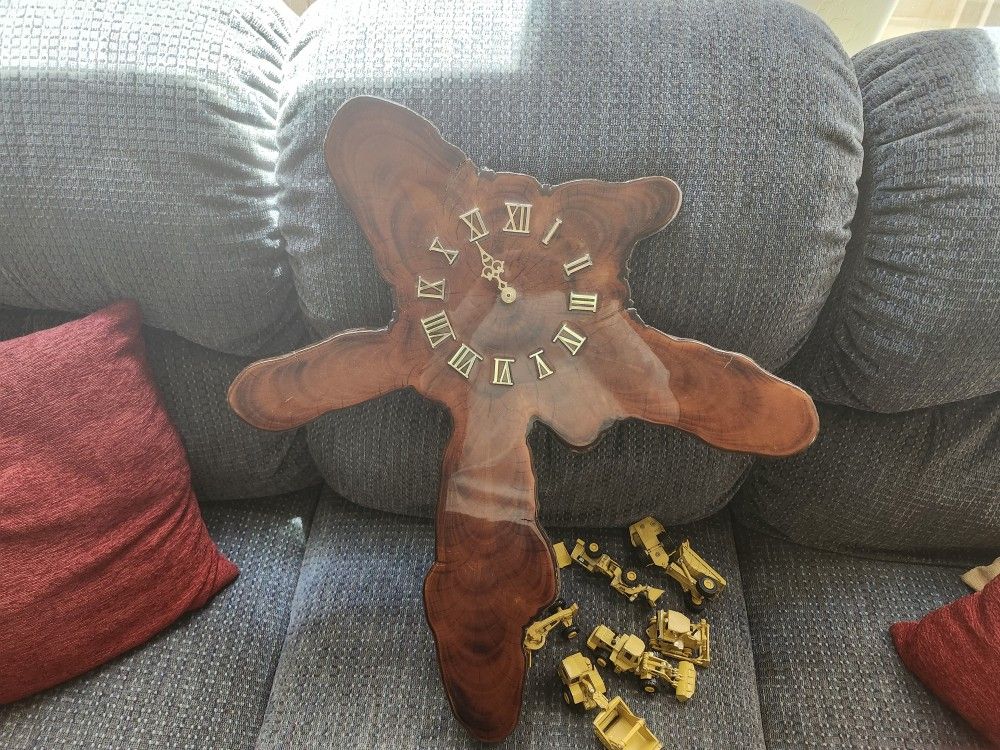 Burl Clock