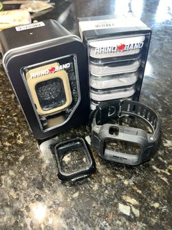 Rhino Band Heavy Fury 44m Apple Watch Band And Bumpers/glass Protector