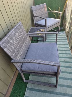 Patio set 3 pieces