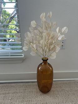 Vase And Faux Plant