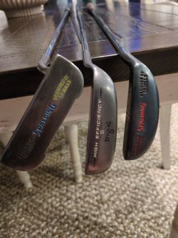 Lot of 3 heel shafted putters / TP Mills / Napa / 8802 Style