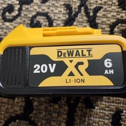 DeWalt 20v Battery 6ah