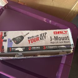 J Mount High Lift Jack Mount For Jeep With Lock 