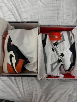 Air Jordan Retro 1 and 4 sz 5Y Brand New