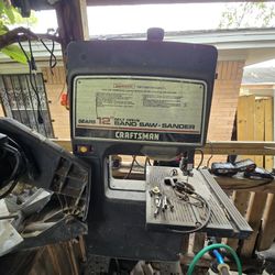  10 Inch Motorized Miter Saw &12 '' Belt Drive Band Saw-sander  CRAFTSMAN 