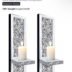 Crushed Diamond Candle Holder