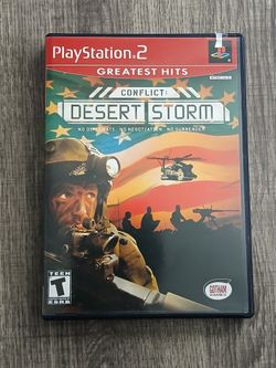 PlayStation 2. Greatest Hits. Conflict: Desert Storm. Manual Included.