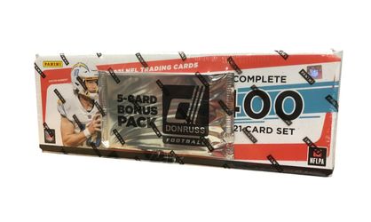 2021 Donruss Football HOBBY Complete SET with 5 Card Bonus Pack Factory Sealed