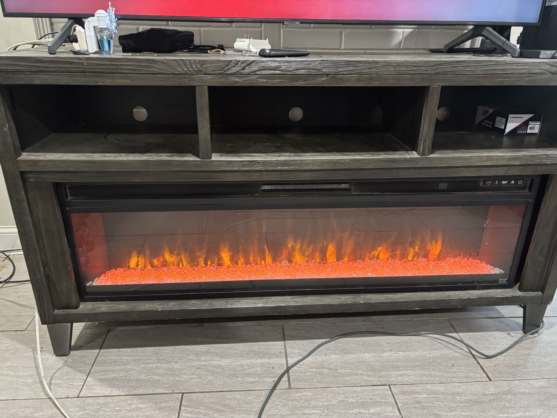 Tv Stand Fire Place 