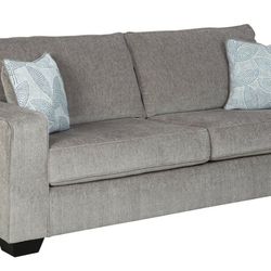 New Stock Ashley Altari Alloy Color Queen Size Sofa Sleeper Special 