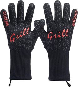 One Size Heat Resistant BBQ Gloves 