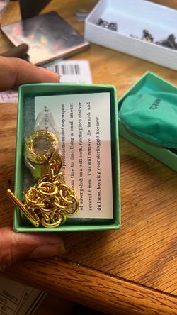 Bracelet Tiffany 18k and 925 silver