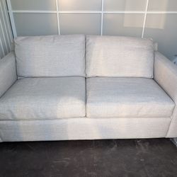 Crate And Barrel Barrett II Track Arm Apartment Sofa
