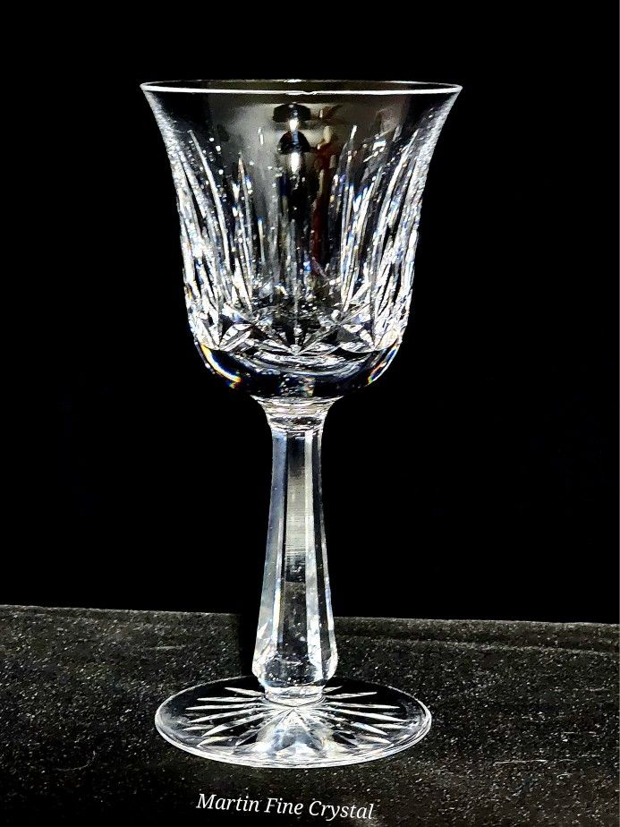 Beautiful Waterford Crystal Ballyshannon Claret Wine Glass-Discontinued Pattern