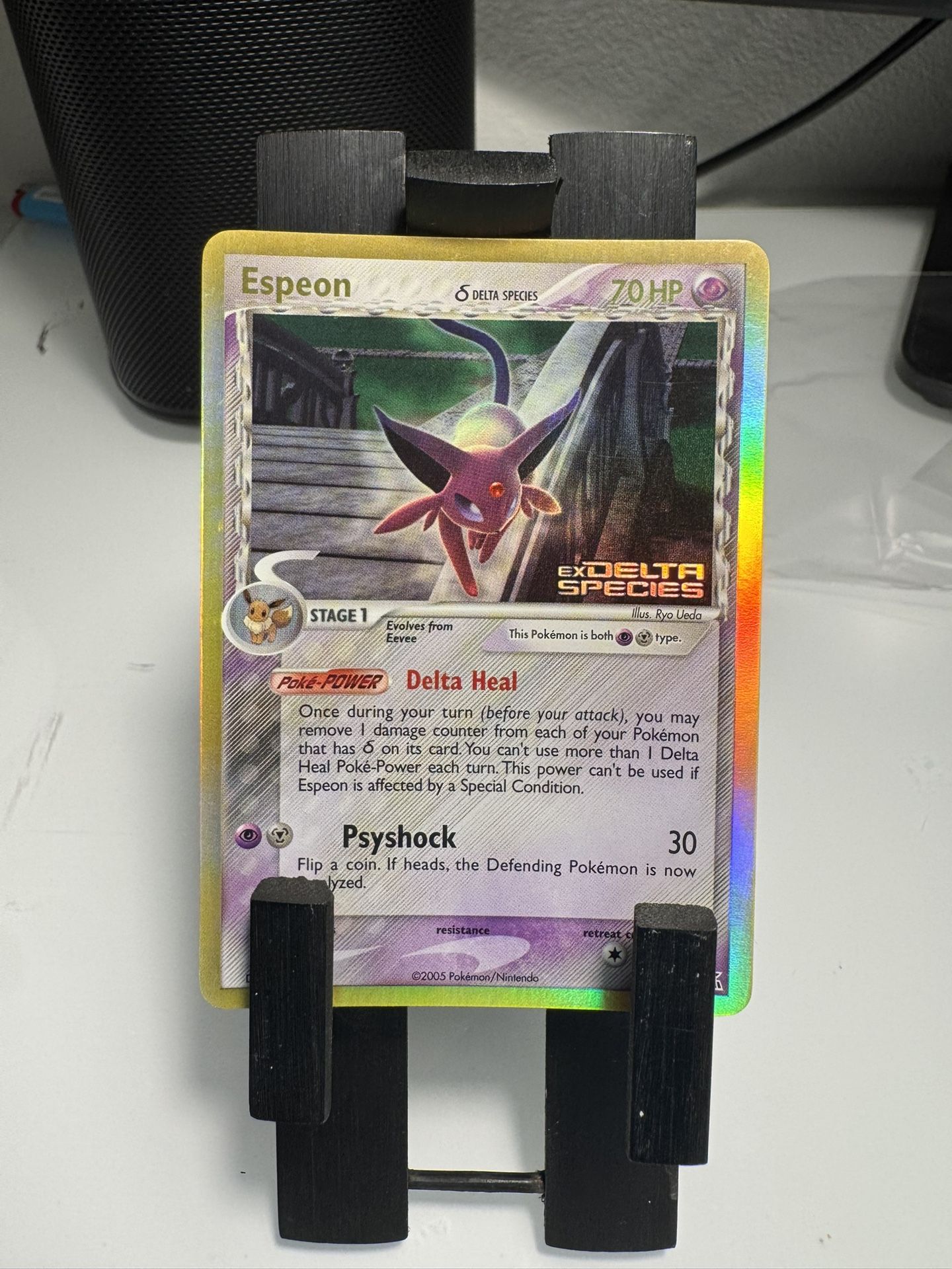 Espeon Delta Species (Stamp!) - Vintage Pokemon card