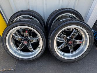 NEW 20x9.5 TIS wheels wheels with fronts 285/35r20 lexanis and rears 305/35r30 tires