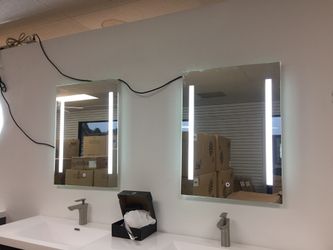 Purefine kitchen and bath led mirror with light