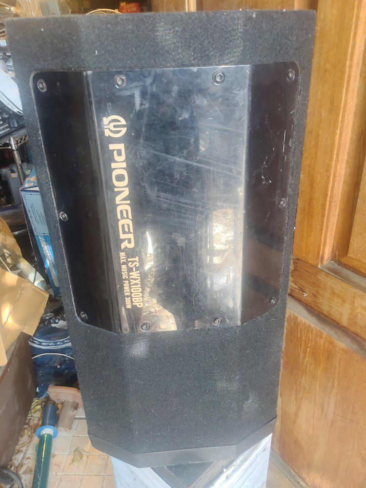 Pioneer Model TS-WX100BP 300 Watt 4 Ohm Car Subwoofer Speaker