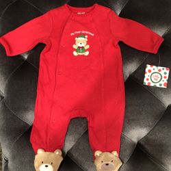 NWT My First Christmas Newborn Suit