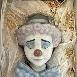 Lladro Sad Clown