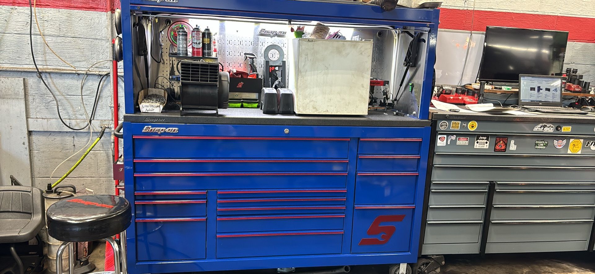 Snapon Classic Triple Bank Box With Hutch