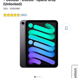 Like New iPad Mini 6 256gb 