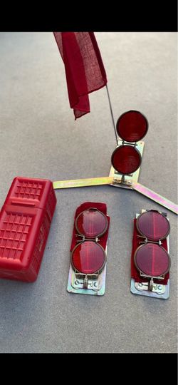 VARI//FLARE REFLECTOR ROAD| HIGHWAY EMERGENCY ROADSIDE SIGNAL STAT / SET OF 3