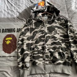 Gray Bape Sweater 