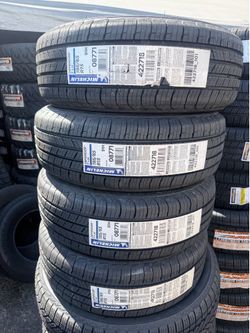 195/65/15 Michelin  #4 New Tires Mount & Balance // Set De 4 Llantas Nuevas Instaladas Y Balanceadas