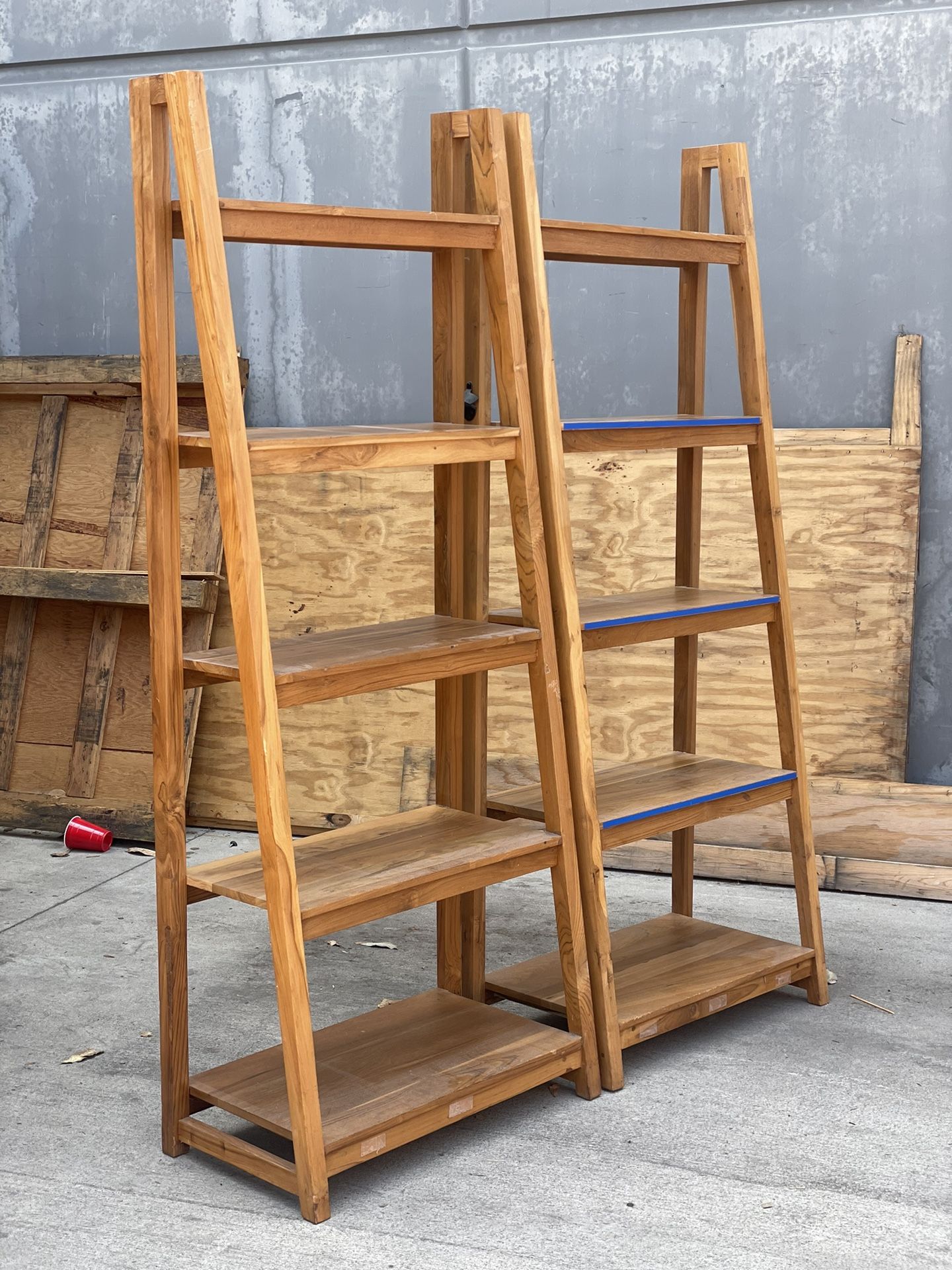 Strut Teak Bookcase