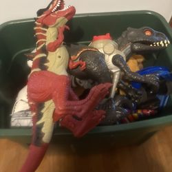Box Of Toys For Boys. 5-t8 Years Old. Dinosaurs Cars Paw Patrol 