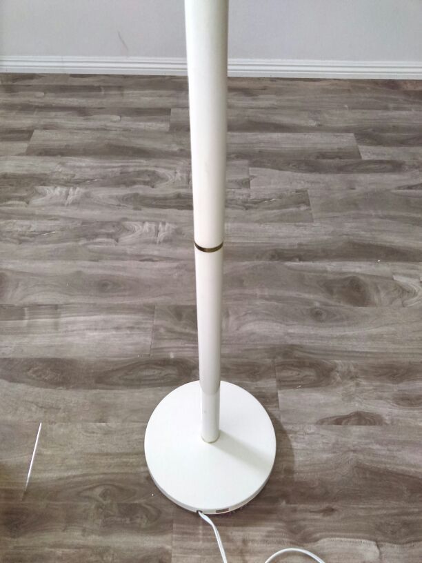 White Floor Lamp Working Great Condition