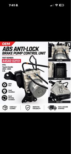 TOYOTA COROLLA OEM ABS BRAKE PUMP CONTROL MODULE