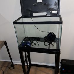 20 Gal Fish Tank With All Accessories 