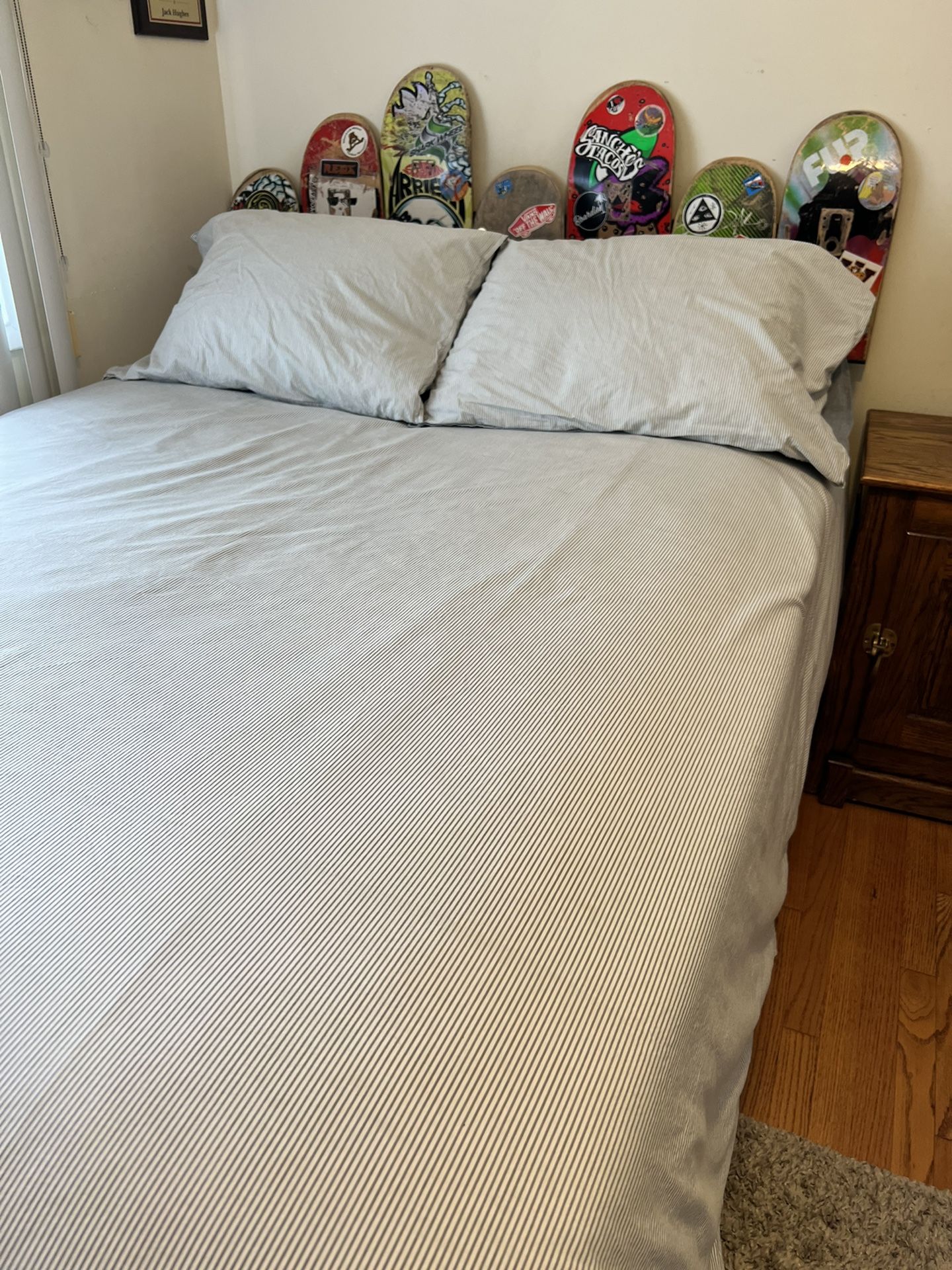 Custom One Of A Kind Full Size Skateboard Headboard
