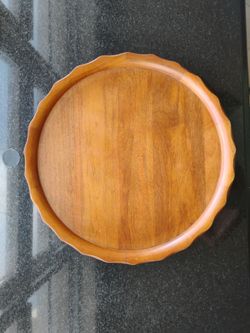 Wooden Lazy Susan Rotating Tray