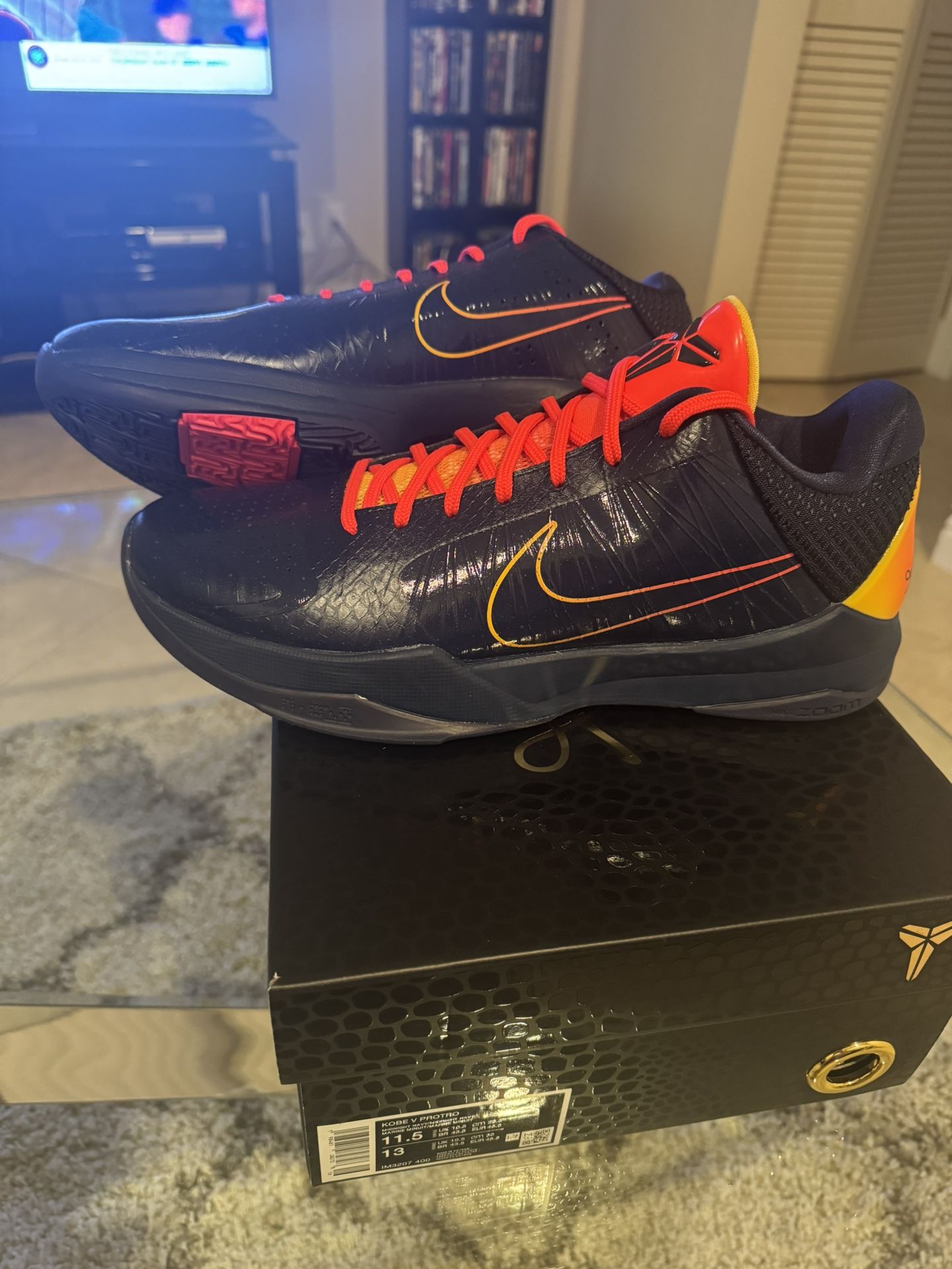 Caitlin Clark Kobe 5 Size 11.5