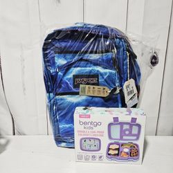 lunchbox and backpack